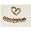 Image 1 : Diamonds Heart Design Ladies Pendant