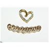 Image 2 : Diamonds Heart Design Ladies Pendant