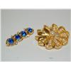 Image 1 : 2 Gold Plated Brooches