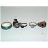 Image 1 : 5 Sterling Silver Rings