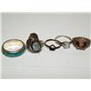 Image 3 : 5 Sterling Silver Rings