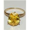 Image 1 : AAA Yellow Gemstone Solitaire Ladies Ring