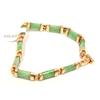 Image 1 : AAA Green Apple Jade Tennis Bracelet