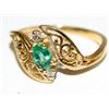 Image 3 : AAA Burmese Ruby, Diamonds & Emerald Ladies Ring