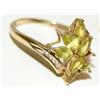 Image 3 : 7.00mm White Pearl Ring & Lemon Peridot Ring