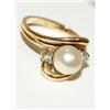 Image 5 : 7.00mm White Pearl Ring & Lemon Peridot Ring