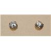Image 1 : 10k Gold Earrings with CZ stones