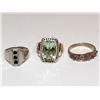 Image 1 : Sterling Gemstone Rings (Times the Money)
