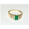 Image 1 : AAA Colombian Emerald & Diamonds Ladies Ring