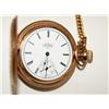 Image 3 : 1900's Elgin Hand Engrave Pocket Watch With Chain