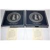 Image 1 : Lot of 2 Goebel 1979 Crystal Plates