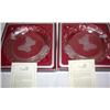 Image 2 : Lot of 2 Goebel Crystal Mothers Day Plates1st Ed