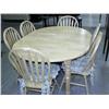 Image 2 : Wooden Kitchen Table w/ 6 Chairs