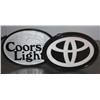 Image 1 : Coors Light & Toyota Logo Hitch Cover