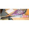 Image 1 : 2 Tennis Rackets & 2 Aluminum Baseball Bats