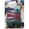 Image 1 : Pallet of Plastic Stubs Storage Tubs