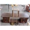 Image 1 : TV Stand, Side Table & 2 Misc Lamps