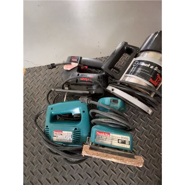 Power Tool Lot: Makita, Skil, Black & Decker