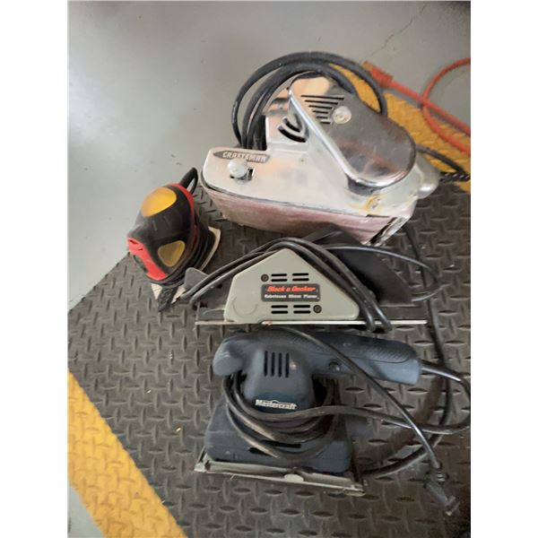 4 Power Sanders and Planer