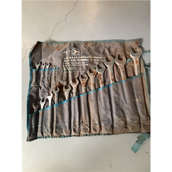 JET 15 Piece S.A.E. Combination Wrench Set