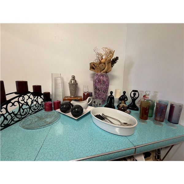 Home Decor Collection, Including Glassware and Sculptures