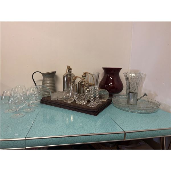 Glassware, Barware, and Decorative Items