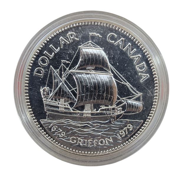 1979 Canadian Griffon Tricentennial Silver Dollar