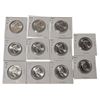 Image 2 : Lot of Assorted Canadian Coat of Arms Half Dollars