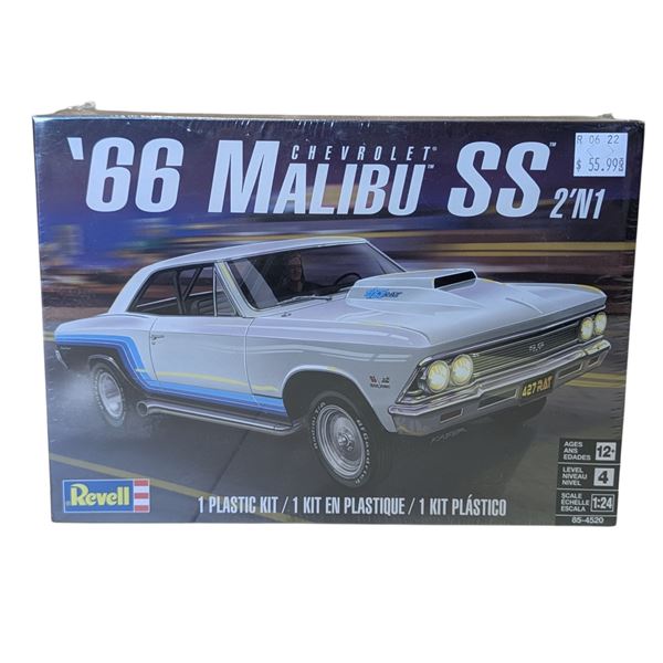 Sealed Revell '66 Chevrolet Malibu SS 2'N1 Model Kit