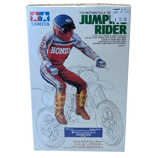 Sealed Tamiya Jumping Rider 1/12 Motorcycle Model Kit