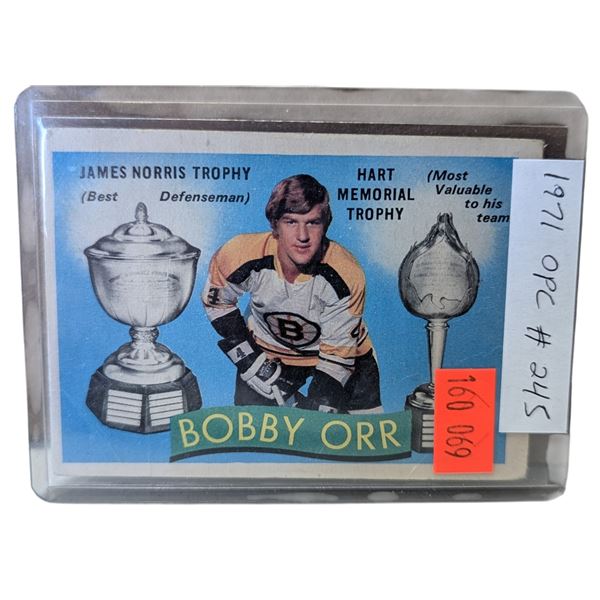 1971 O-Pee-Chee Bobby Orr Hockey Card