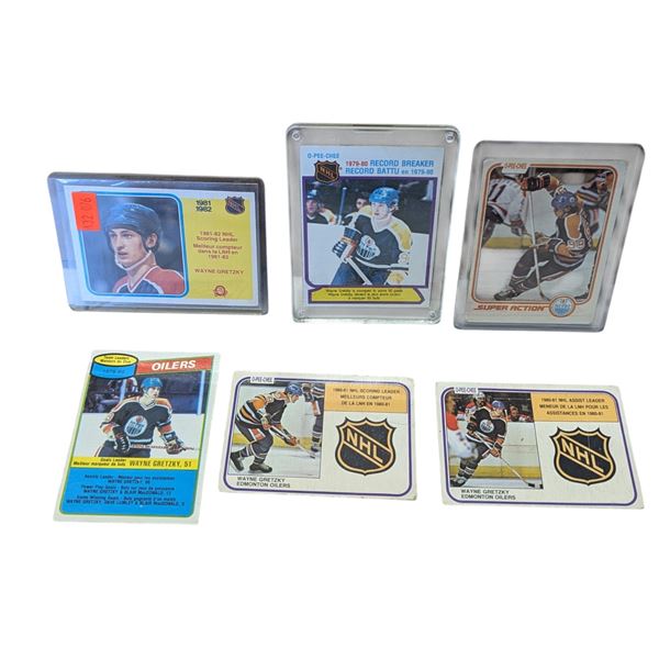 Lot of Wayne Gretzky Hockey Cards