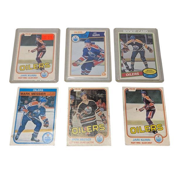 Lot of Jari Kurri & Mark Messier Hockey Cards
