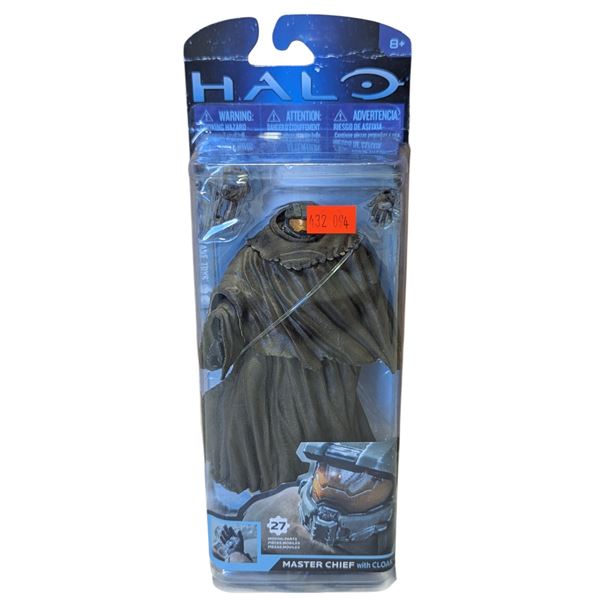 Sealed McFarlane Halo Master Chief w/ Cloak Action Figure