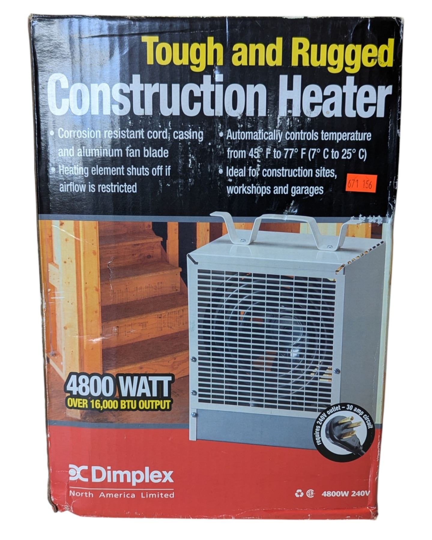 Dimplex Tough & Rugged Construction Heater