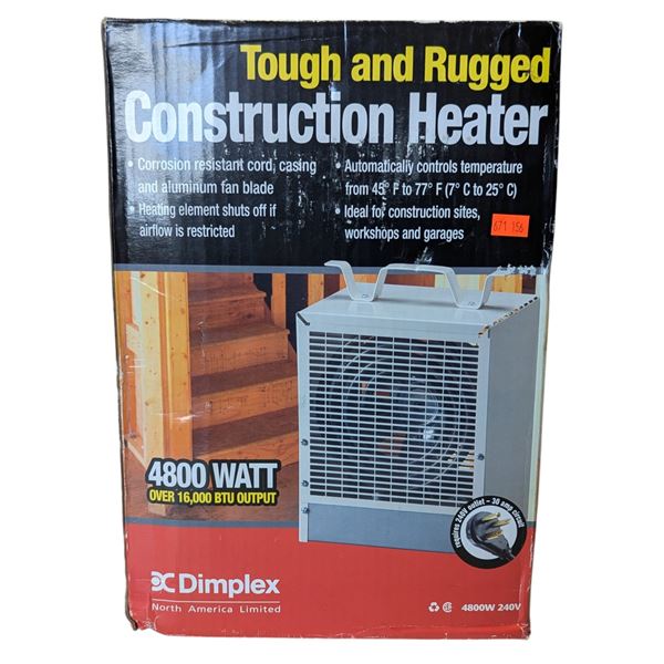 Dimplex Tough & Rugged Construction Heater