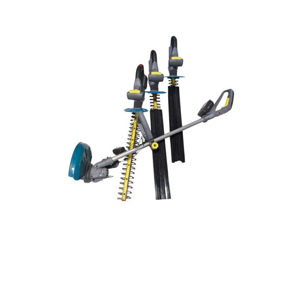 Grass Trimmer & 3 Hedge Trimmers