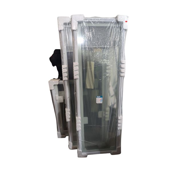 3 High Performance Coated Glass Windows (2 Long, 1 Short)