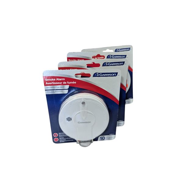 4 Garrison Smoke Alarms