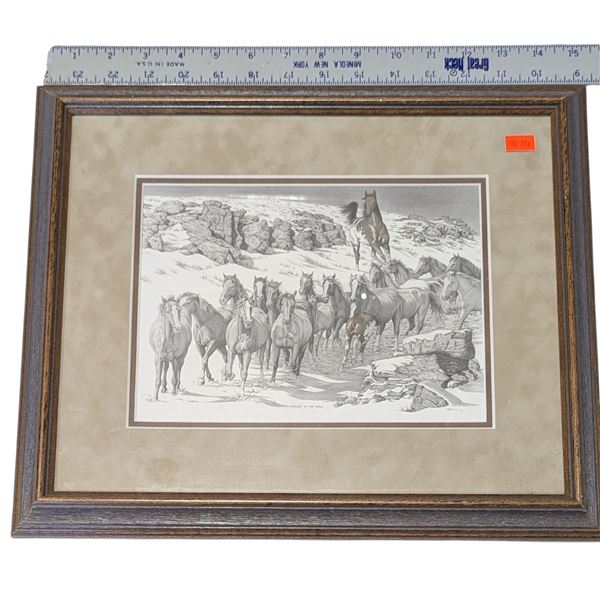 Framed "Future of The Herd" Print by Bernie Brown