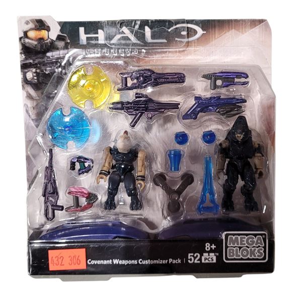 Sealed Mega Bloks Halo Covenant Weapons Customizer Pack
