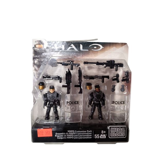 Sealed Mega Bloks Halo NMPD Customizer Pack