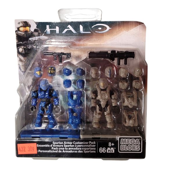 Sealed Mega Bloks Halo Spartan Armor Customizer Pack