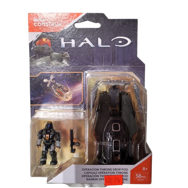 Sealed Mega Construx Halo Operation Throne Drop Pod