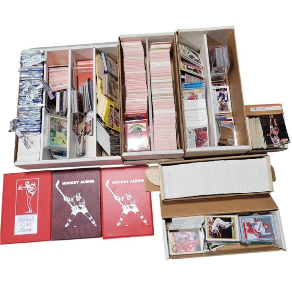 Lot of Assorted Sports Cards (Hockey, Baseball, & Basketball)