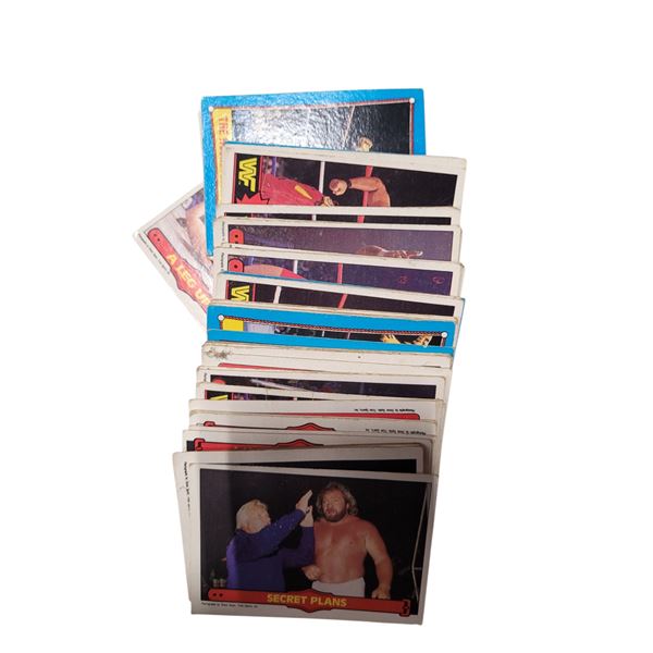 Lot of Assorted Wrestling Trading Cards