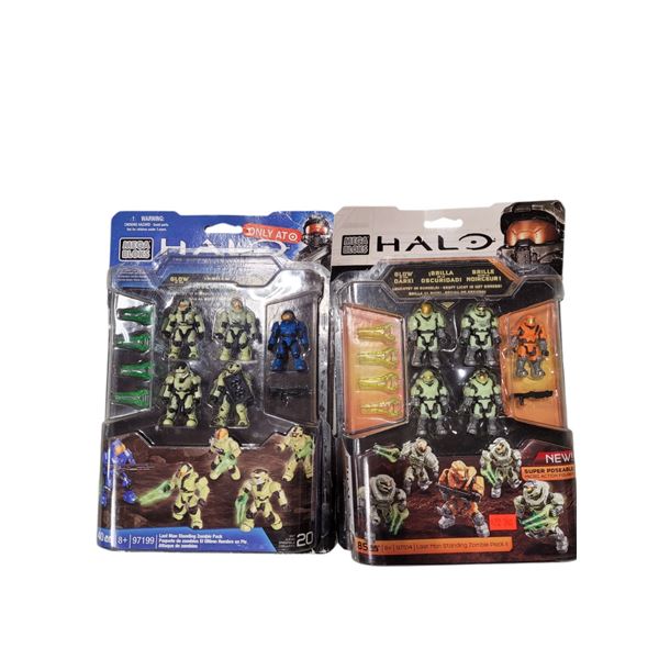 Mega Bloks Halo Last Man Standing Zombie Packs I & II