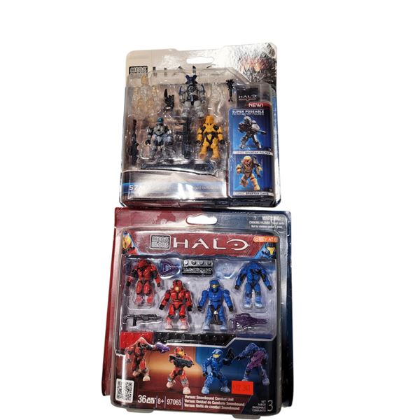 Mega Bloks Halo Spartan Assault Battle Pack & Versus: Snowbound Combat Unit
