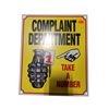 Image 1 : VTG Complaint Department Take a Number Sign
