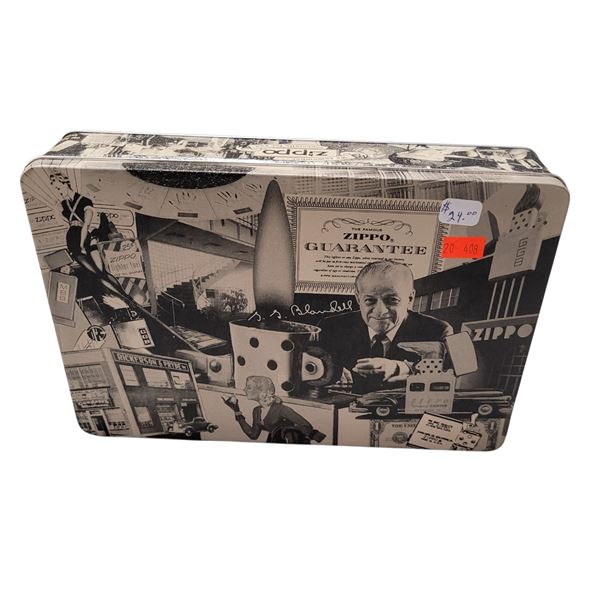 Zippo Advertising and Storage Tin